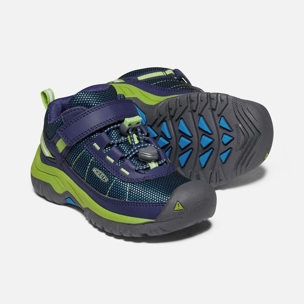 Keen Spor Ayakkabı Çocuk Lacivert/Yeşil - Targhee Sport Vent Shoes - Türkiye DAKY38076